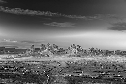 A desert landscape in USA by american photographer Mitch Dobrowner